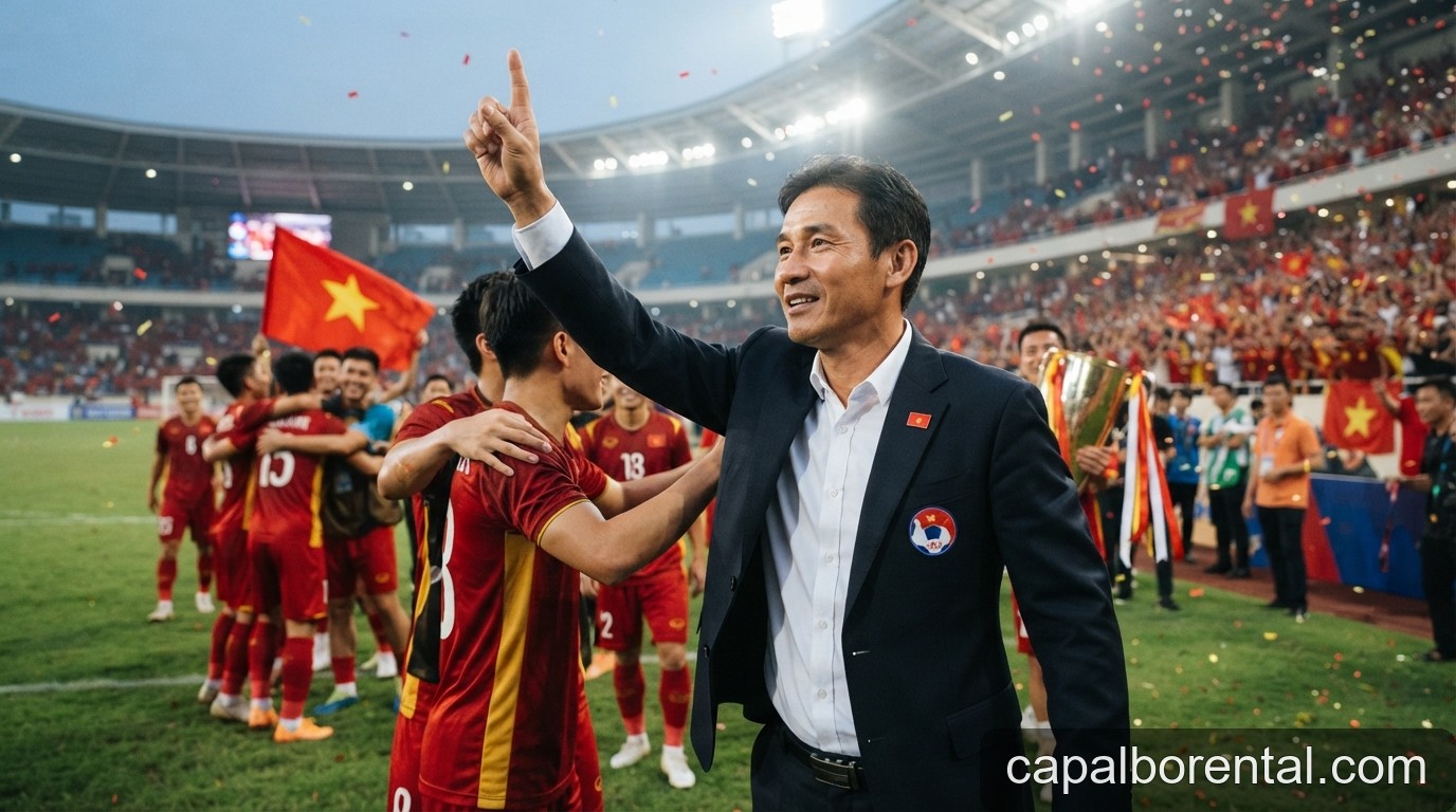 Việt Nam đặt một tay vào cúp vô địch ASEAN Hyundai Cup 2026: Bản lĩnh của Kim Sang-sik